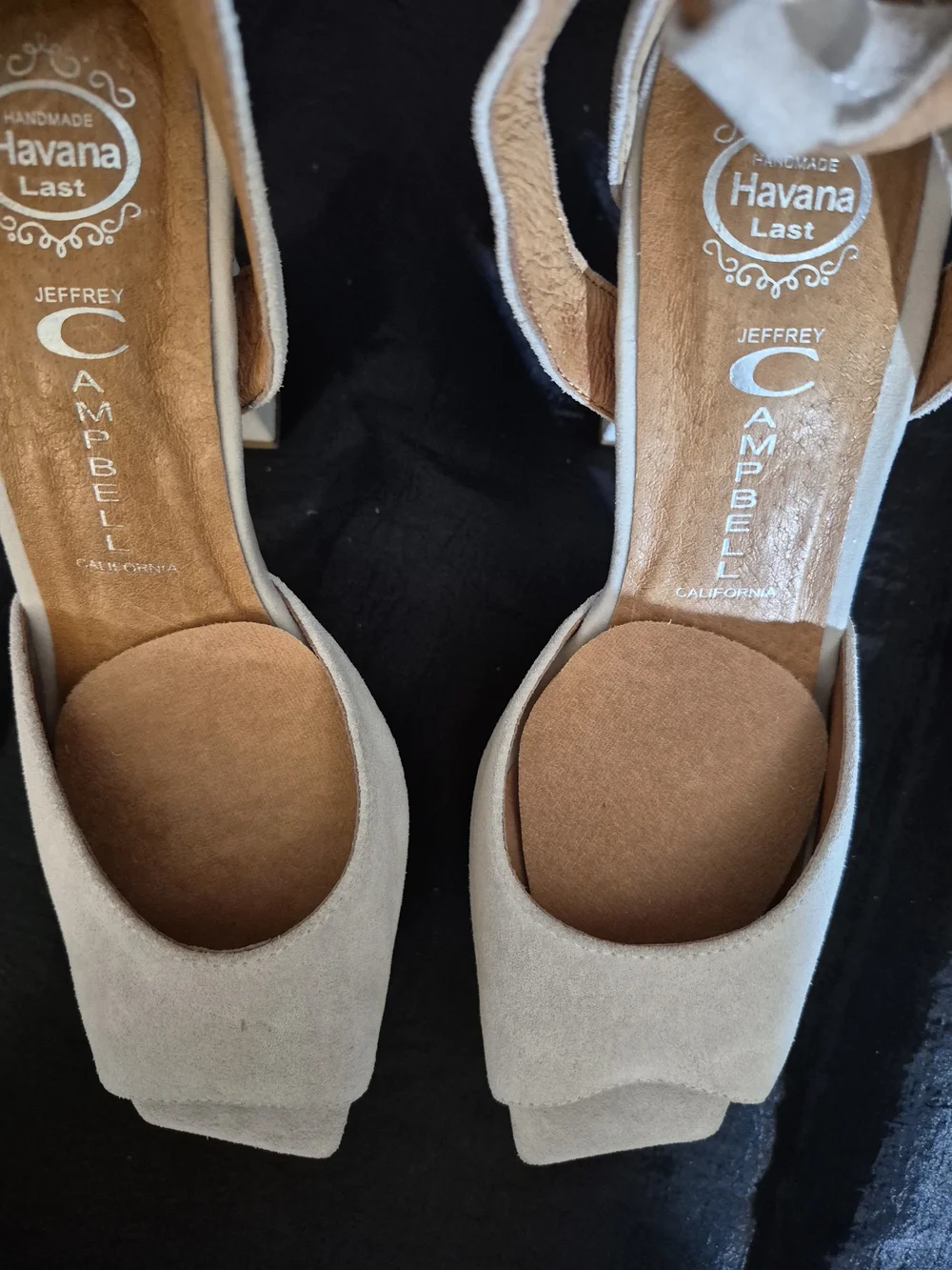 Jeffrey Campbell Havana Perfect 2- High Platforms In Ivory Suede